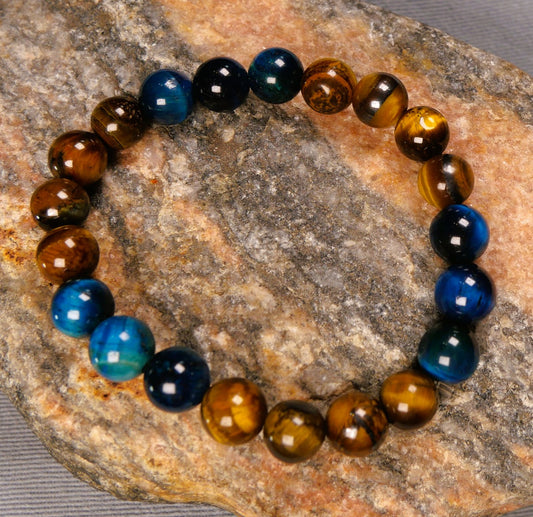 Tiger Eye and Blue Tiger Eye